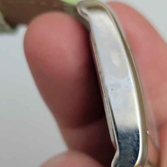 Vintage Watches Gossip Green Strap Quartz Watch with Silver Rectangular Case - Picture 7 of 10